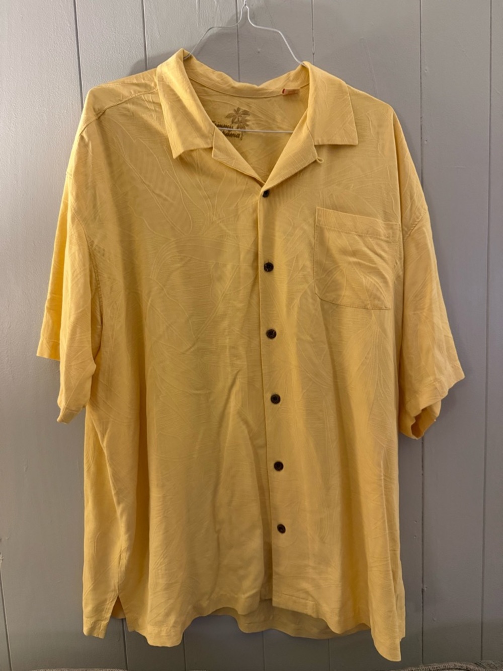 Tommy Bahama Yellow Short-Sleeve Shirt